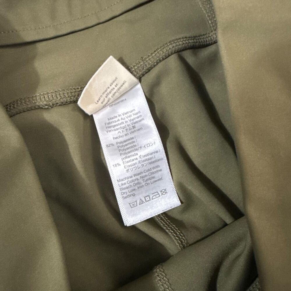 Madewell MWL Form high rise 7/8 legging in Medium - Kale olive green Athleisure - Picture 4 of 8